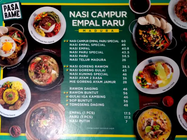 Gambar Makanan Nasi Empal Paru Madura 1