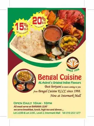 Bengal Cuisine Since 1998 Al-Ashraf's Original Indian Flavours