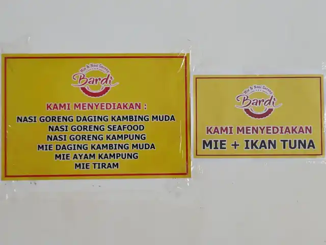 Gambar Makanan Mie & Nasi Goreng Bardi 5