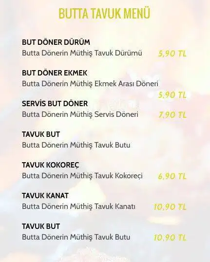 Butta Döner'nin yemek ve ambiyans fotoğrafları 1