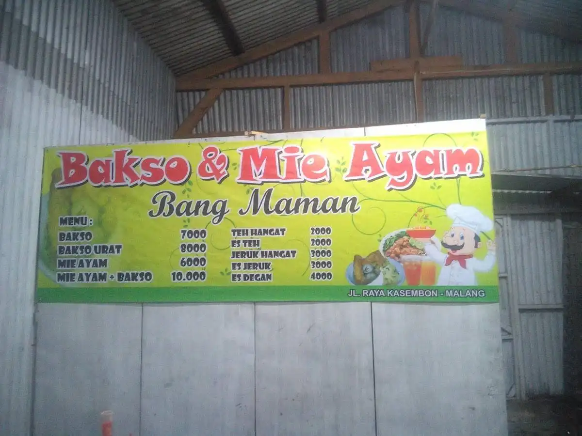 Bakso Dan Mie Ayam Bang Maman Kasembon