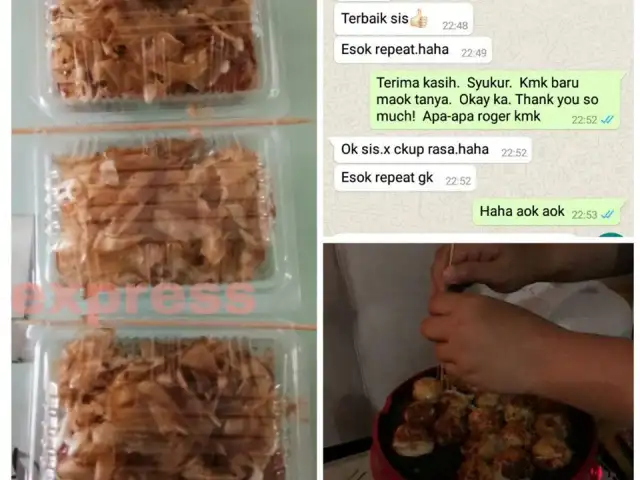 Takoyaki Batu Kawa Kuching Food Photo 1
