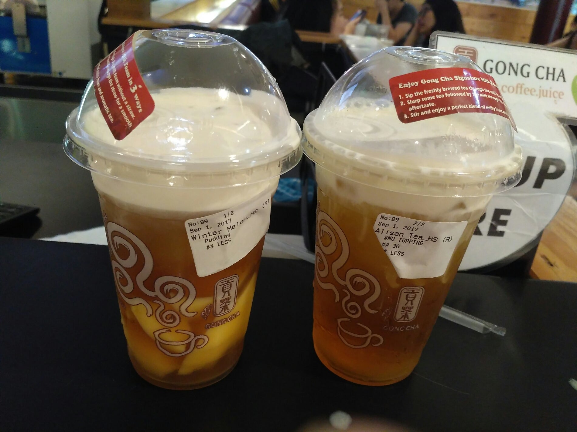 Gong Cha (貢茶) terdekat Restoran dan Tempat Makan Pearl milk tea