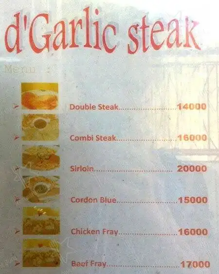 D'Garlic Steak