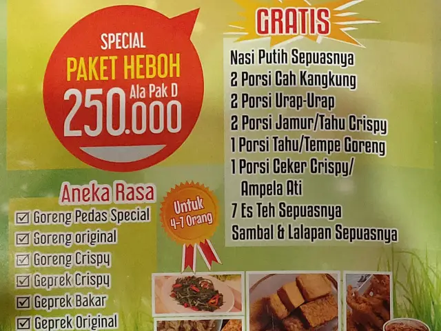 Gambar Makanan Ayam Bakar Pak D 8