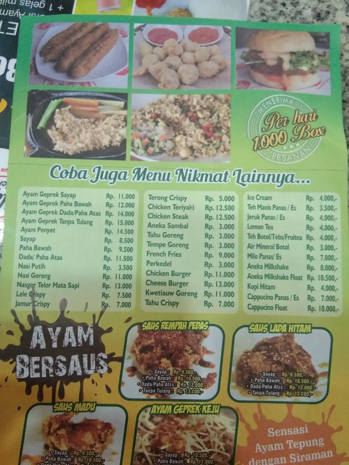 Ayam Geprek Sa'i Semeru Blitar