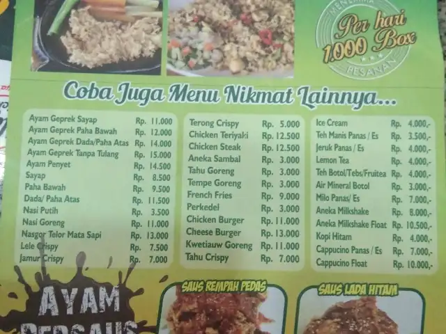 Gambar Makanan Ayam Geprek Sa'i Semeru Blitar 1