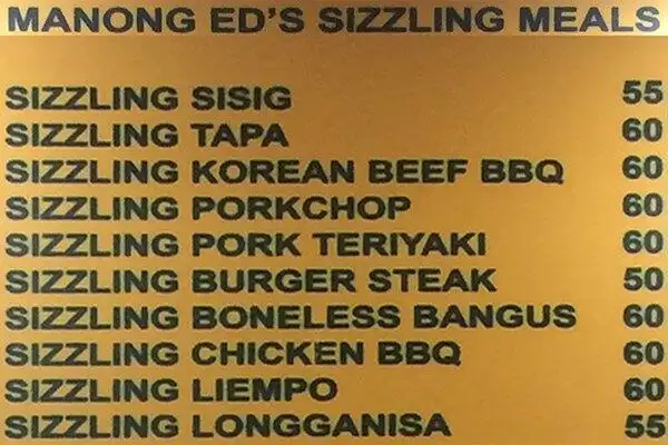 Manong Ed's Sizzling Meals Food Photo 1