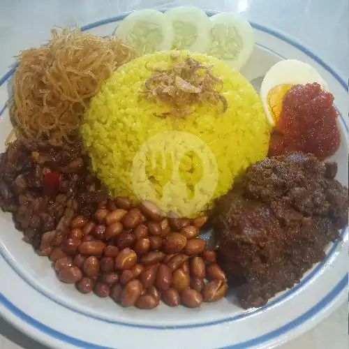 Gambar Makanan Nasi Kuning Rendang, Marchelia 1