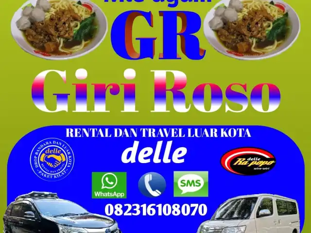 Gambar Makanan Mie Ayam Dan Bakso Giri Roso 1