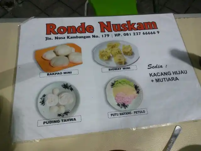 Gambar Makanan Tahwa Ronde Nusa Kambangan 2