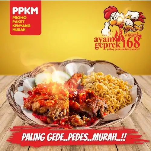 Gambar Makanan Ayam Geprek 168, Kreo Selatan 13