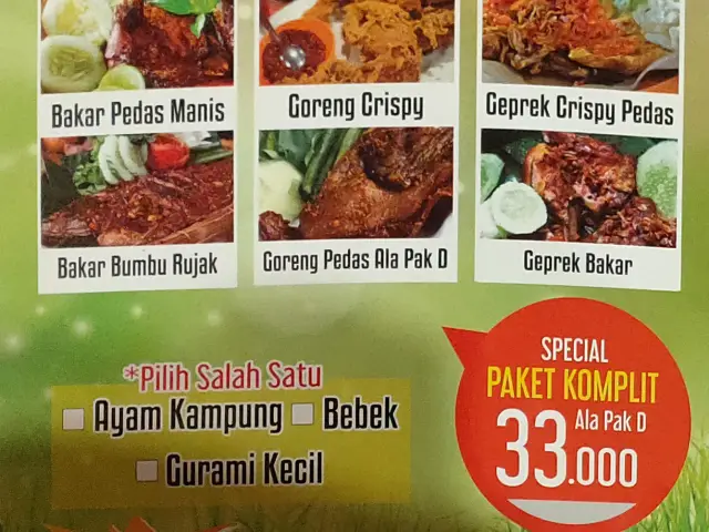 Gambar Makanan Ayam Bakar Pak D 5