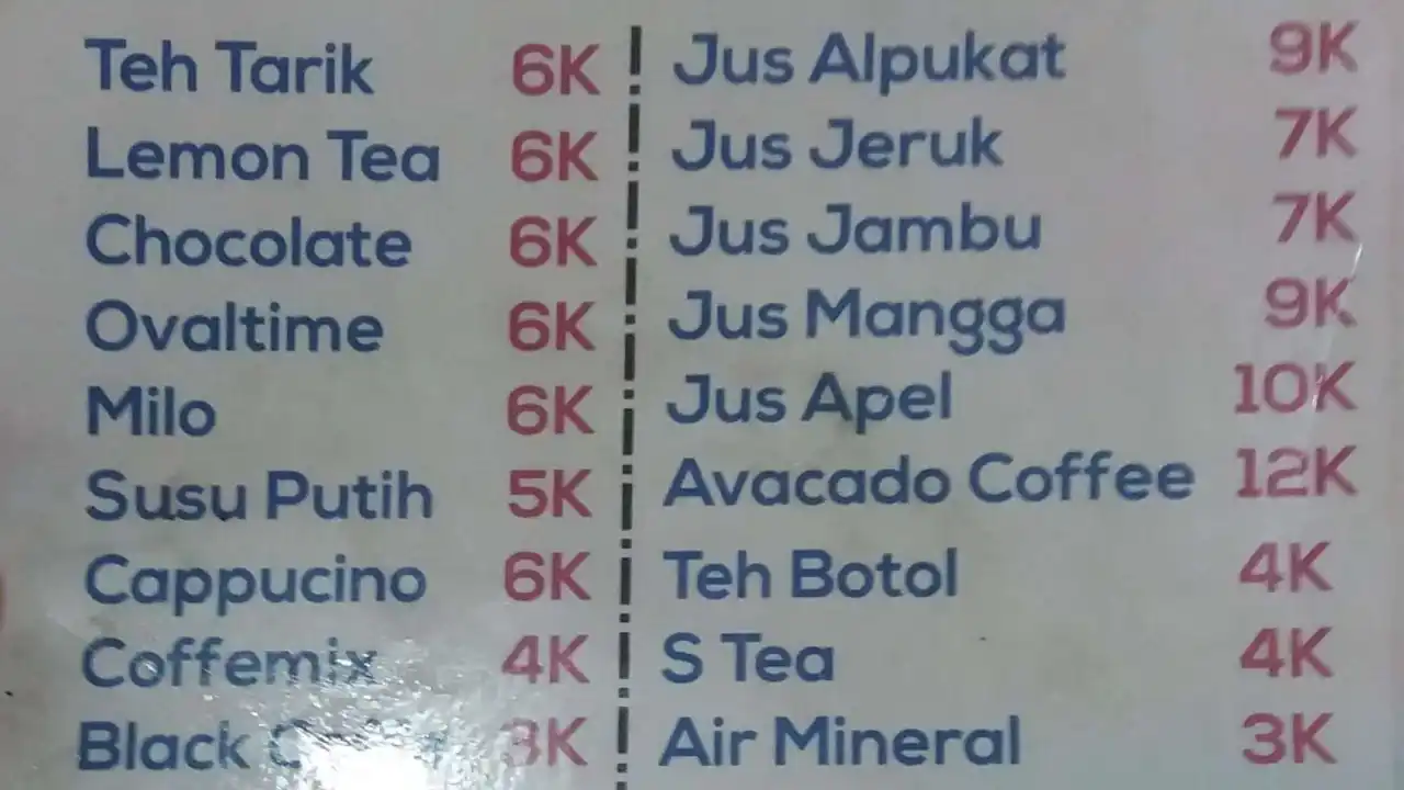 Minuman KMS Foodcourt