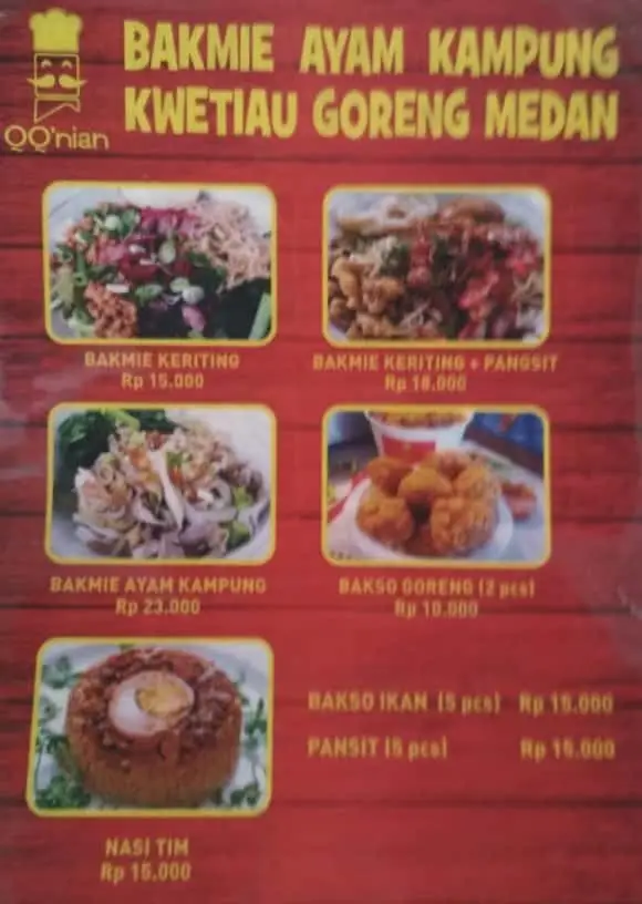 Bakmi Ayam Kampung Kwetiau Goreng Medan