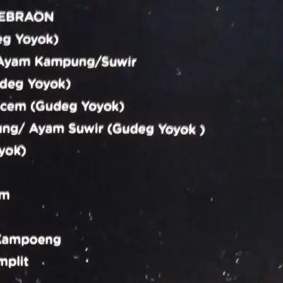 Gudeg Bu Yoyok Kebraon