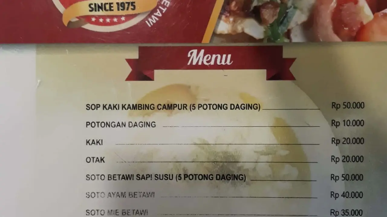 Sop Kaki Kambing Dudung Roxy