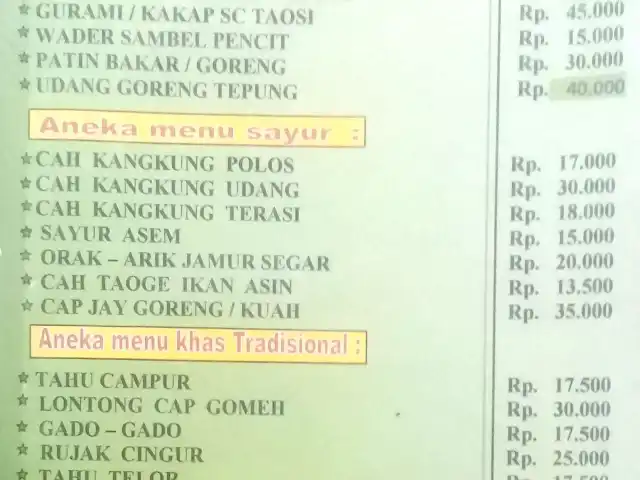 Gambar Makanan Restoran Taman Sari Indah 3