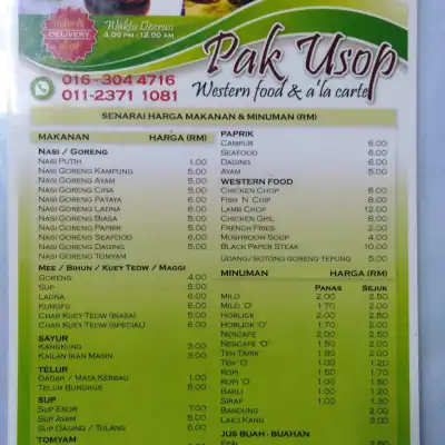 Pak Usop Western Food & a'la carte