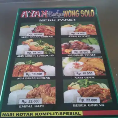 Ayam bakar wong solo sidoarjo