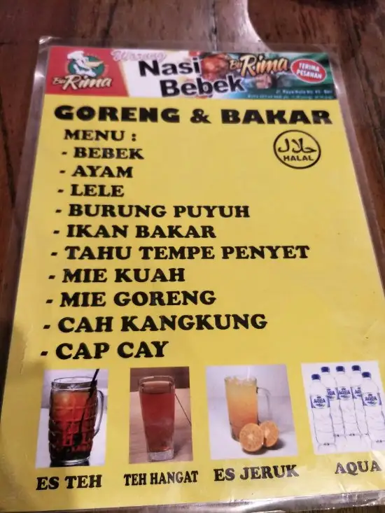 Gambar Makanan Warung Nasi Bebek Bu Rima 14