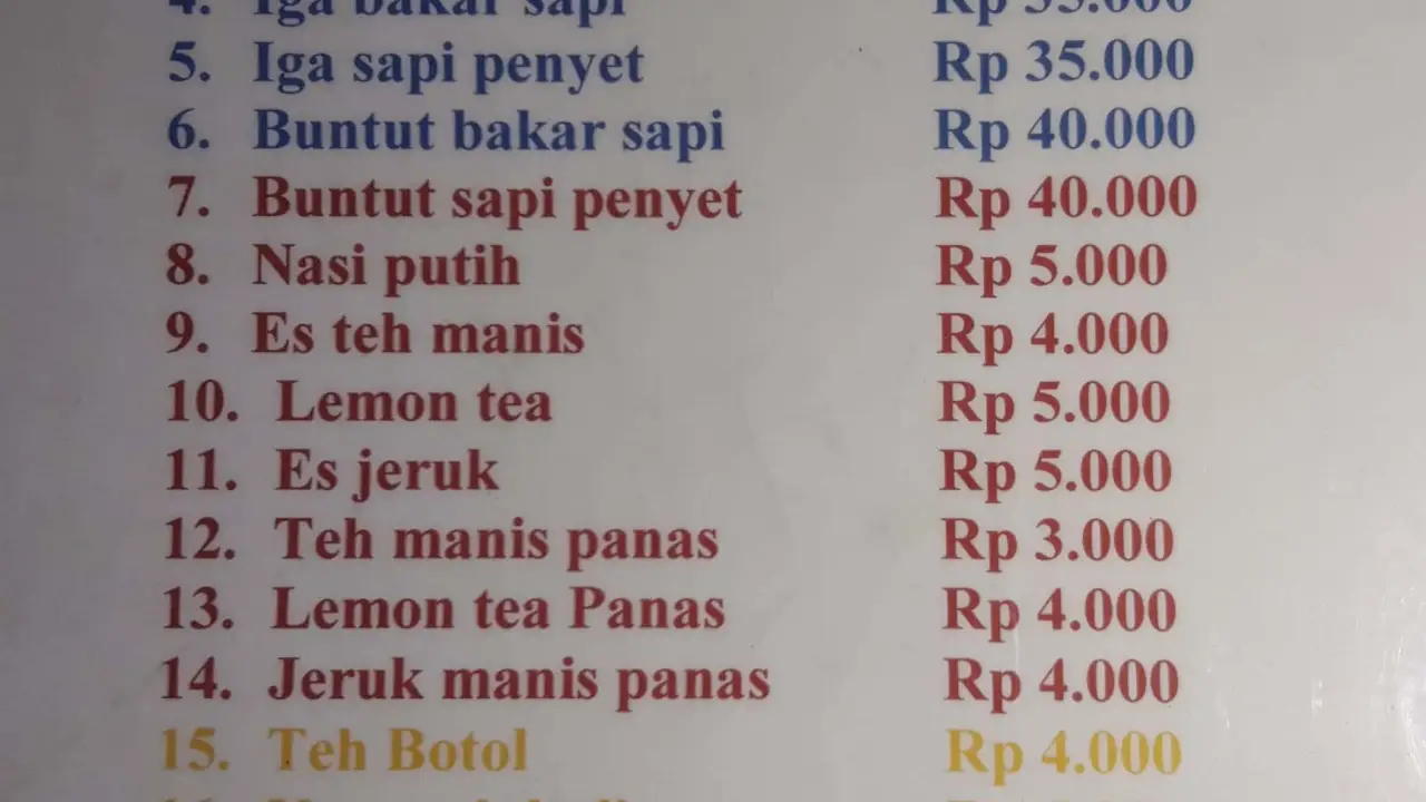 Sop Iga Sapi Mbak Asih Klaten