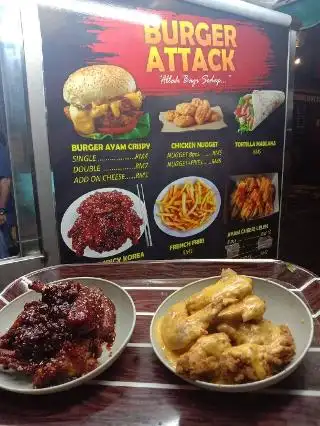 Burger Attack Chicken Crispy Food Photo 1