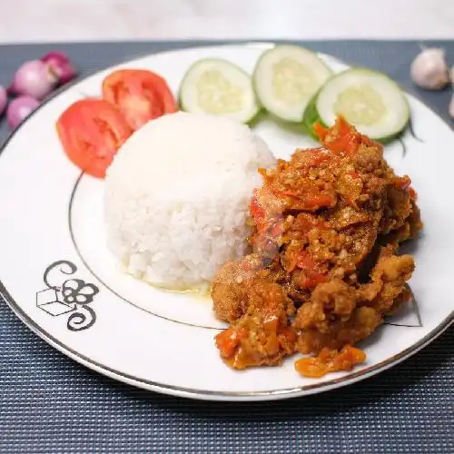 Gambar Makanan The King Ayam Geprek Fried Chicken, Muara Karang 4