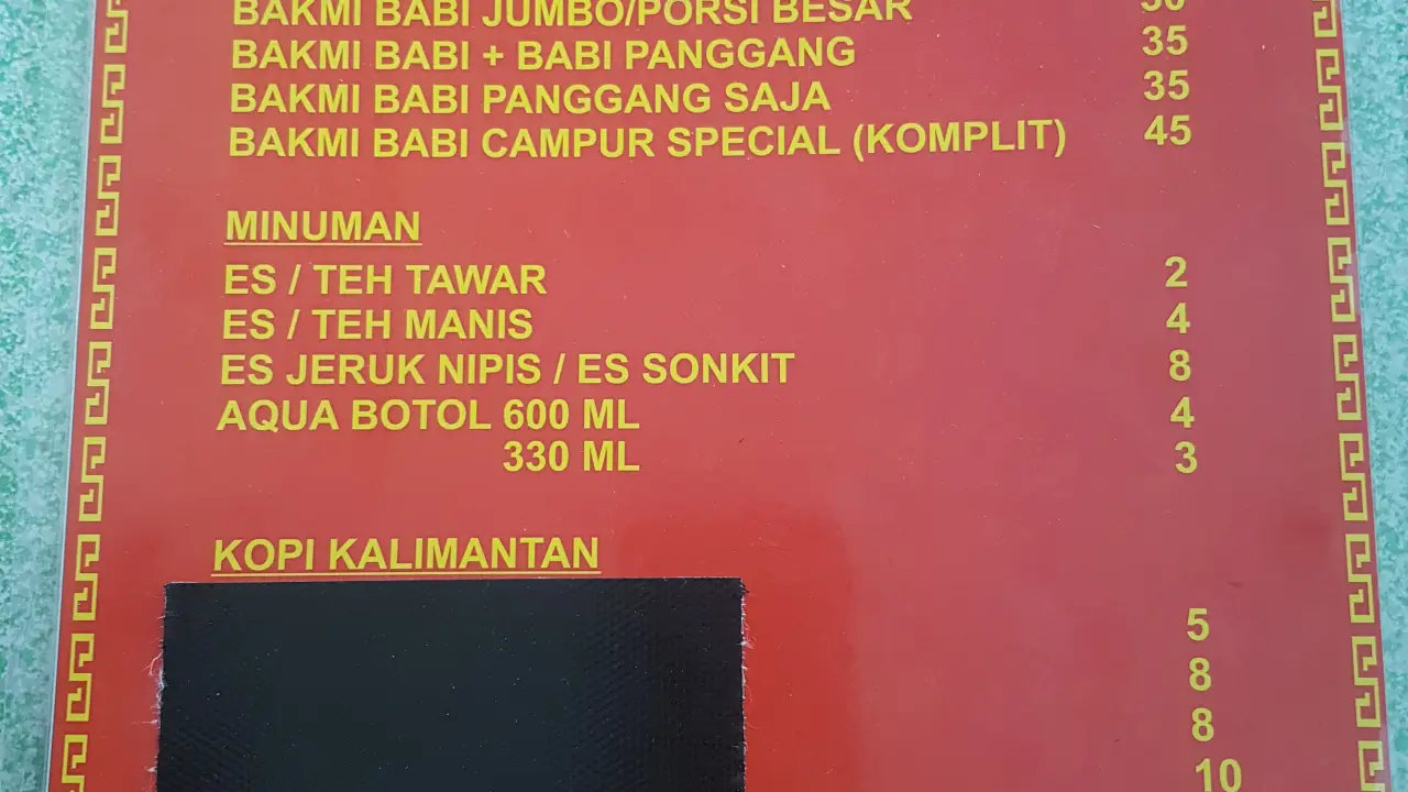 Nasi Campur dan Bakmi Kalimantan Asan 99