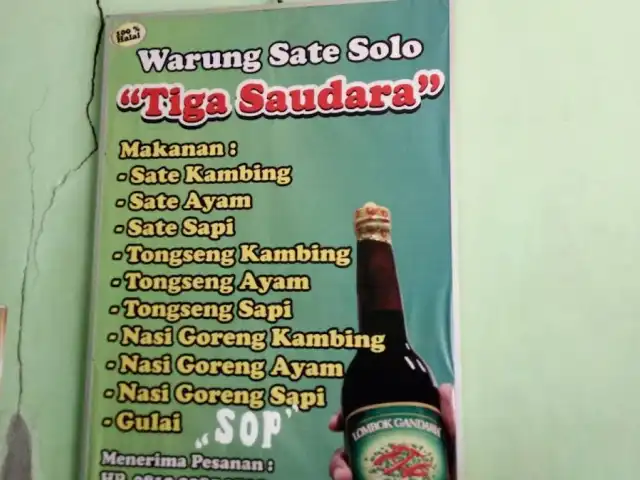 Warung Sate Solo Tiga Saudara