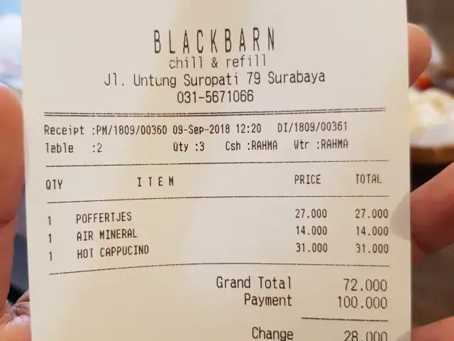 Gambar Makanan BlackBarn Coffee 11