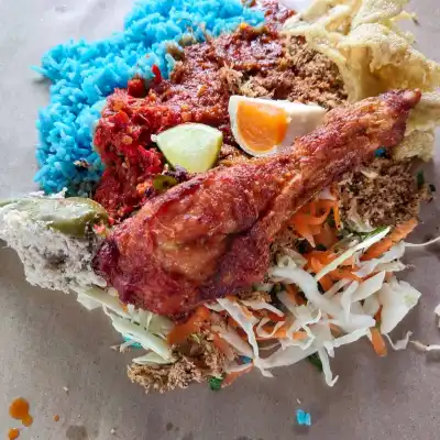 NASI KERABU DEQ SU (BERTAM PERDANA)