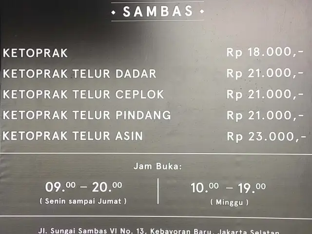 Gambar Makanan Ketoprak Sambas 2