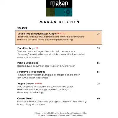 Makan Kitchen Restaurant - DoubleTree by Hilton Hotel Surabaya