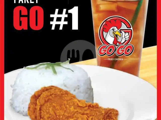 Gambar Makanan Gogo Fried Chicken, Tiara Dewata Food Court 5