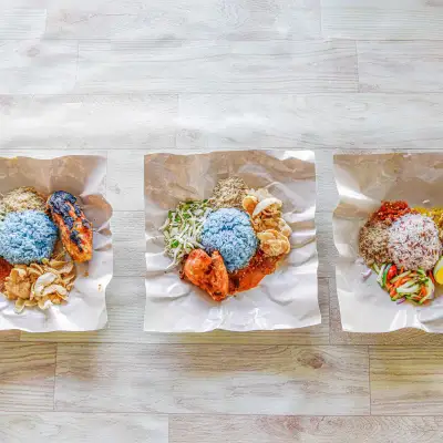 Nasi Kerabu Tumis Mama Sya