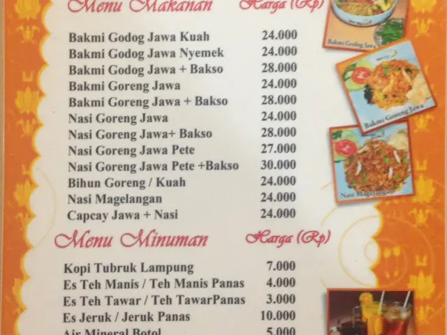 Gambar Makanan Bakmi Jawa 1