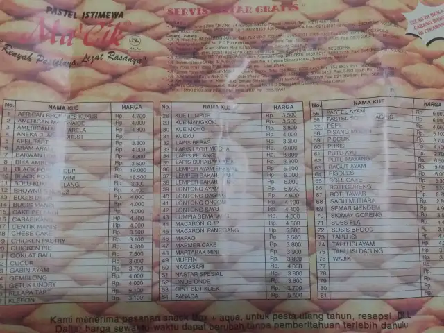 Gambar Makanan Pastel Istimewa Ma'Cik 1