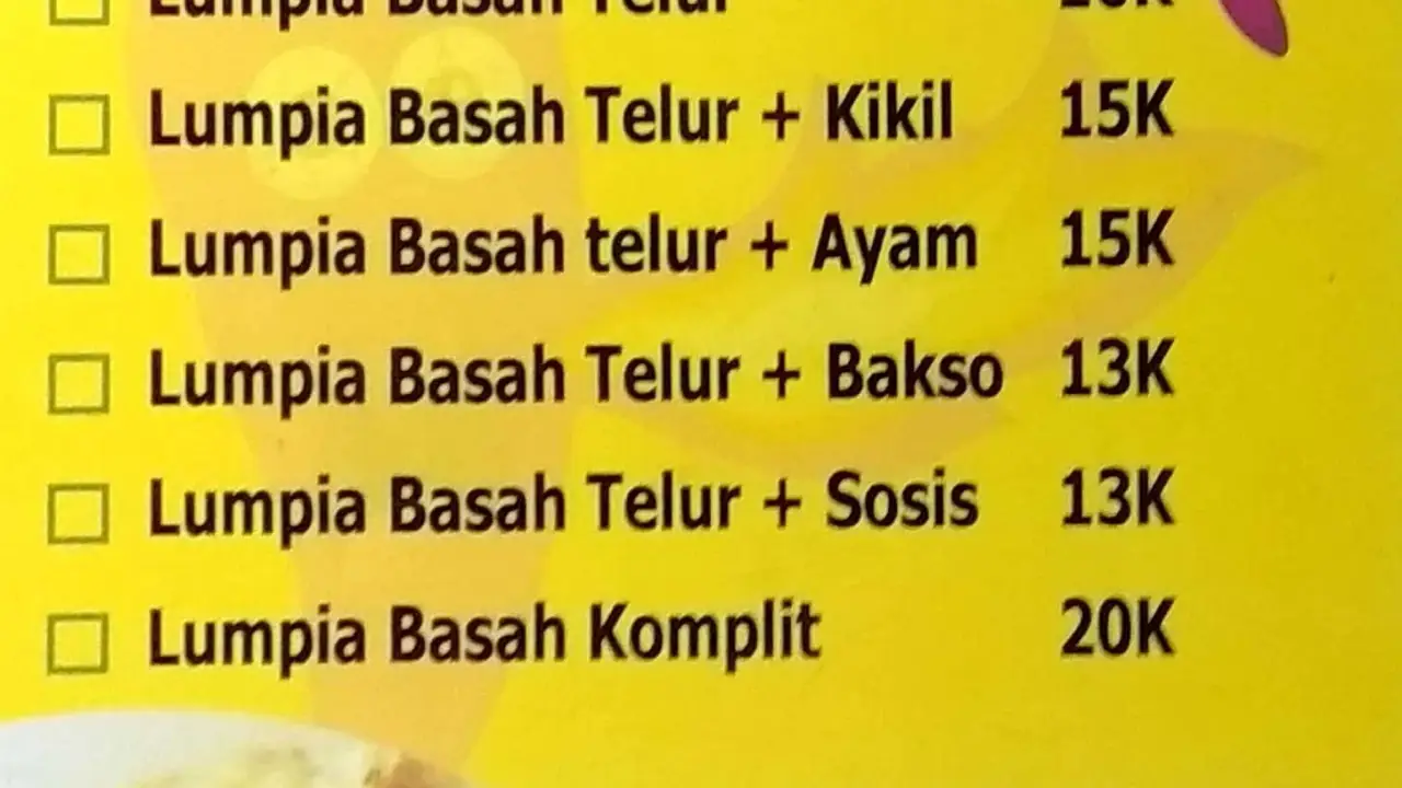 Lumpia Basah Sehuah