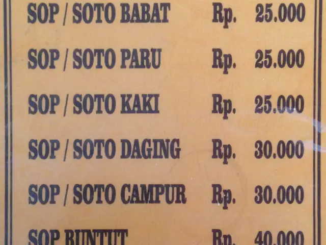 Gambar Makanan Soto & Sop Khas Betawi Bang Nawi 1