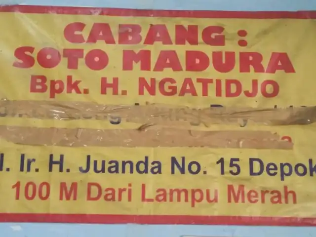 Gambar Makanan Soto Madura H Ngatidjo 13