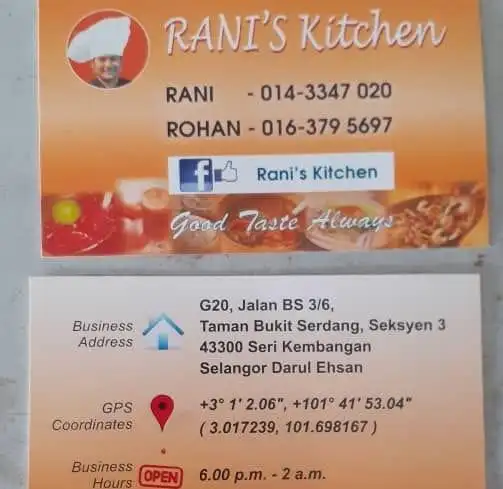 Rani's kitchen Rock n Roll Food Photo 2