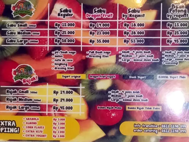 Gambar Makanan SABU (Salad Buah Premium) 2