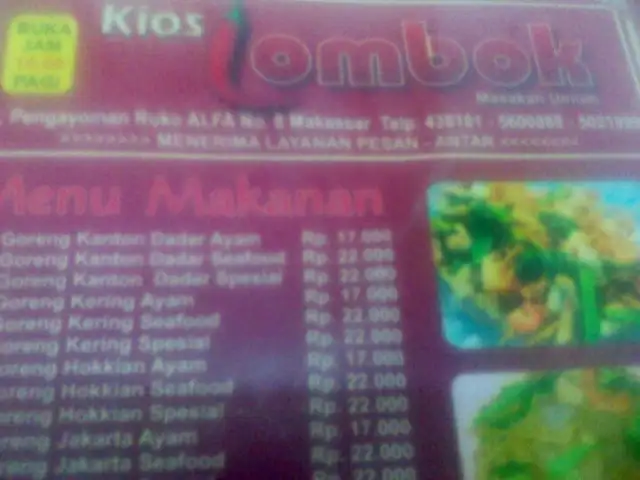 Gambar Makanan Kios Lombok 14