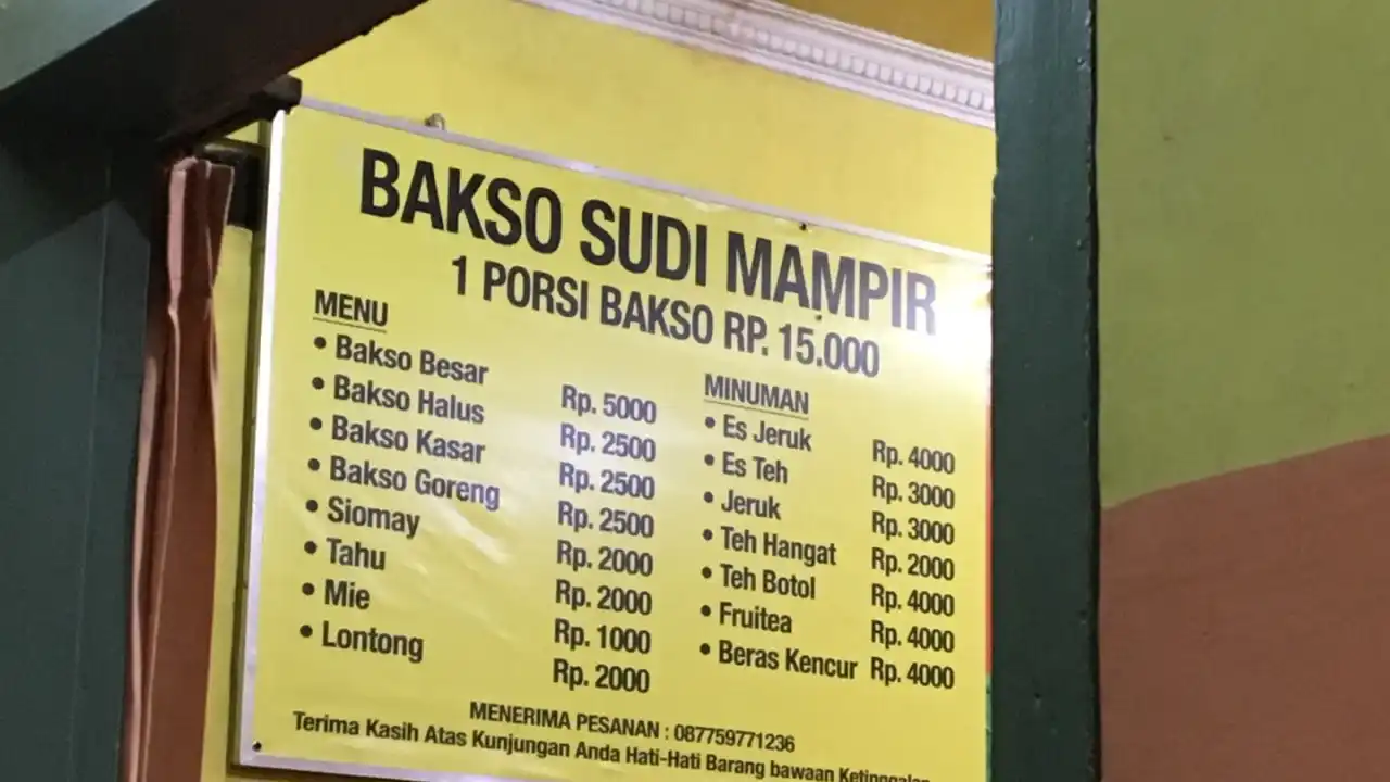 Bakso Sudi Mampir