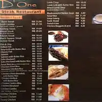 D'One Steak Food Photo 1