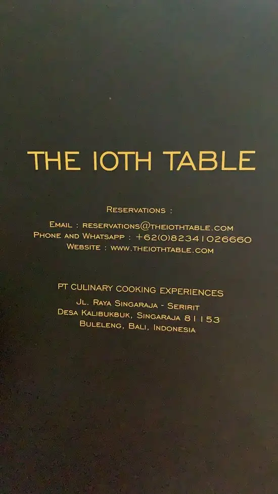 Gambar Makanan The 10th Table 13
