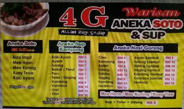 4G Warisan Aneka Soto & Sup ala Kampung