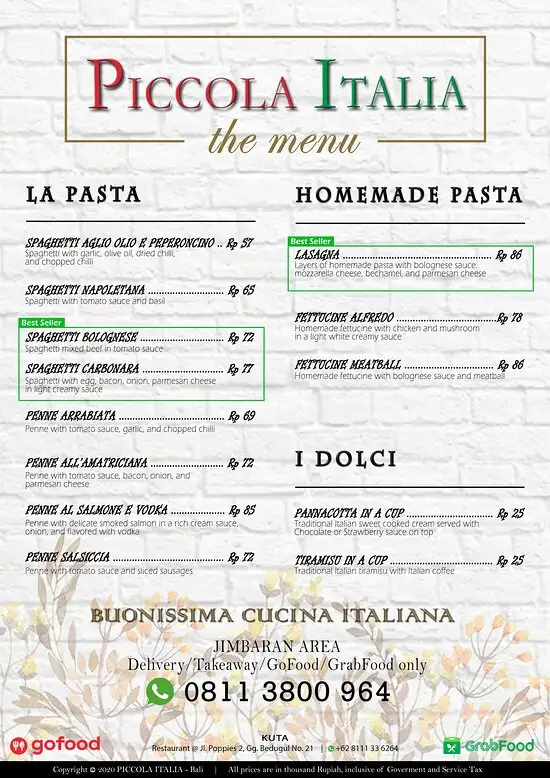 Gambar Makanan Piccola Italia Kuta 11