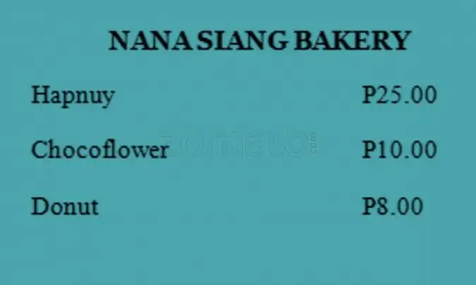 Nana Siang's Bakery Food Photo 1